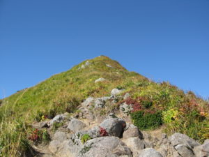 大日岳山頂直下