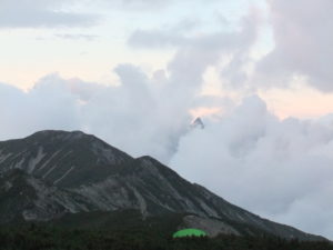 槍ヶ岳の穂先