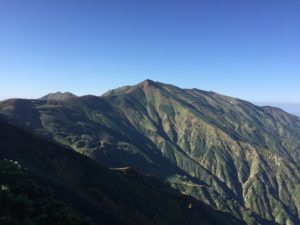 大日岳の北面