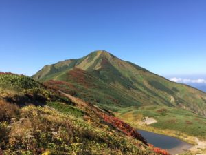 文平の池と大日岳